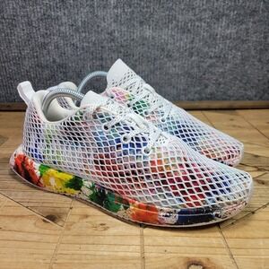 NOBULL All Pride Mesh Runner Athletic Shoes Mens 8 / Womens 9.5 Rainbow Splatter